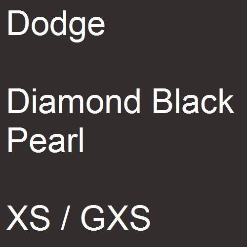 Dodge, Diamond Black Pearl, XS / GXS.